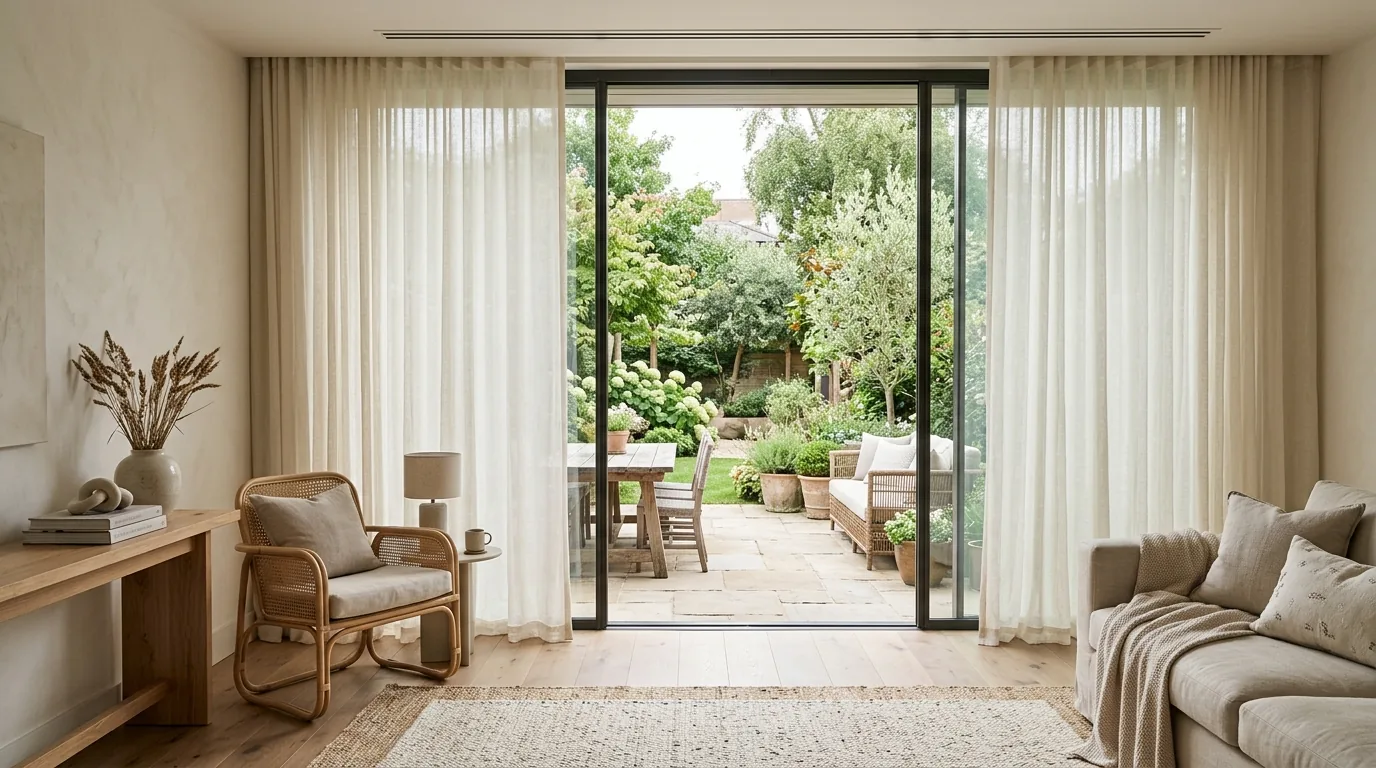 Finish with plants to soften the threshold